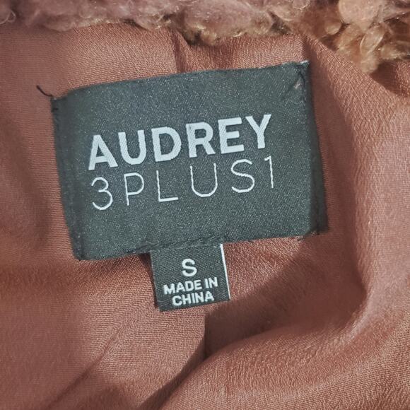 Audrey 3plus1 | Teddy Bear Super Soft Cozy Open Front Jacket with Pockets - Picture 7 of 9